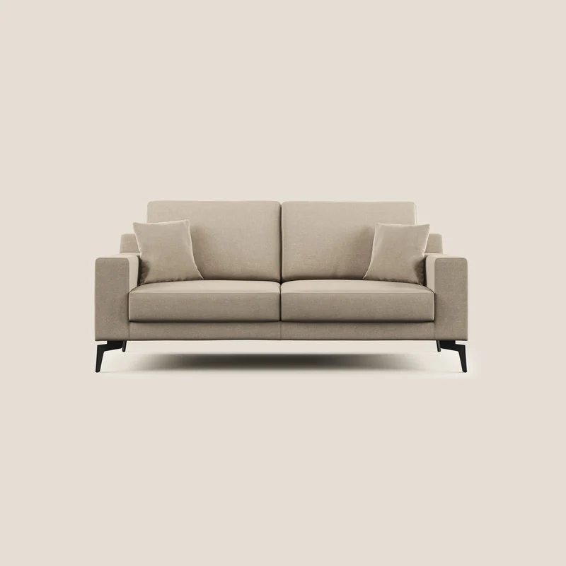 Prestige canapé moderne en microfibre détachable T11 Taupe tortora