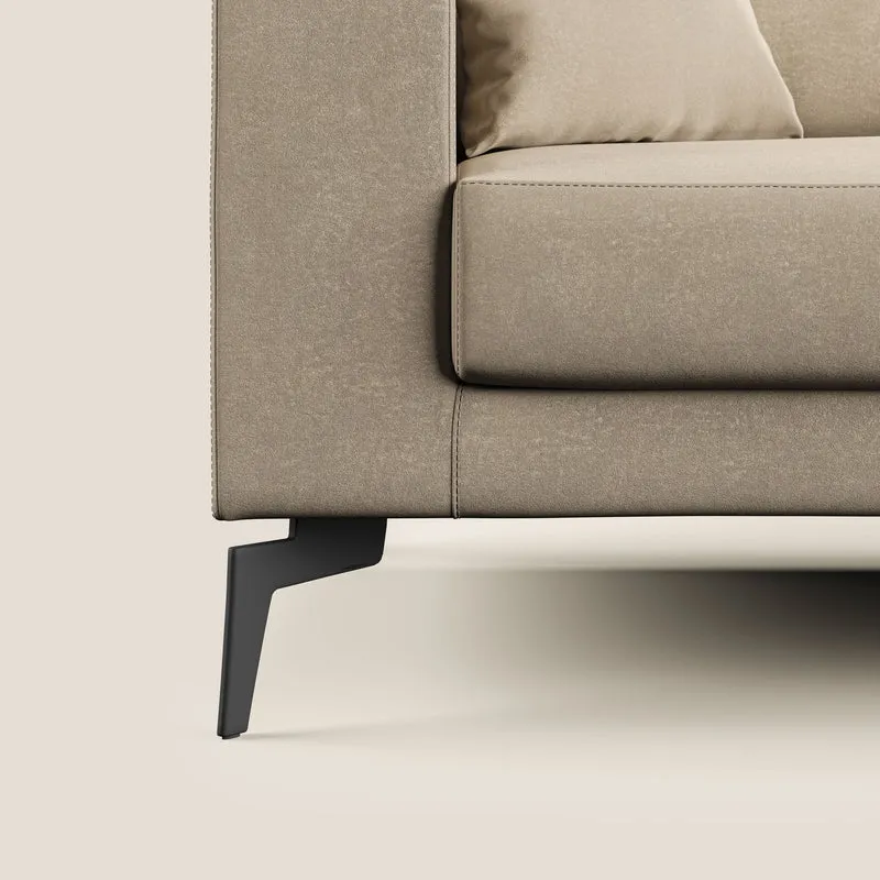 Prestige canapé moderne en microfibre détachable T11 Taupe tortora