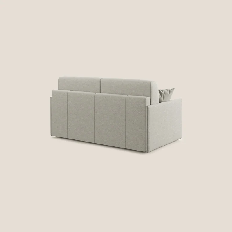 Evans canapé lit convertible en tissu recyclé lin