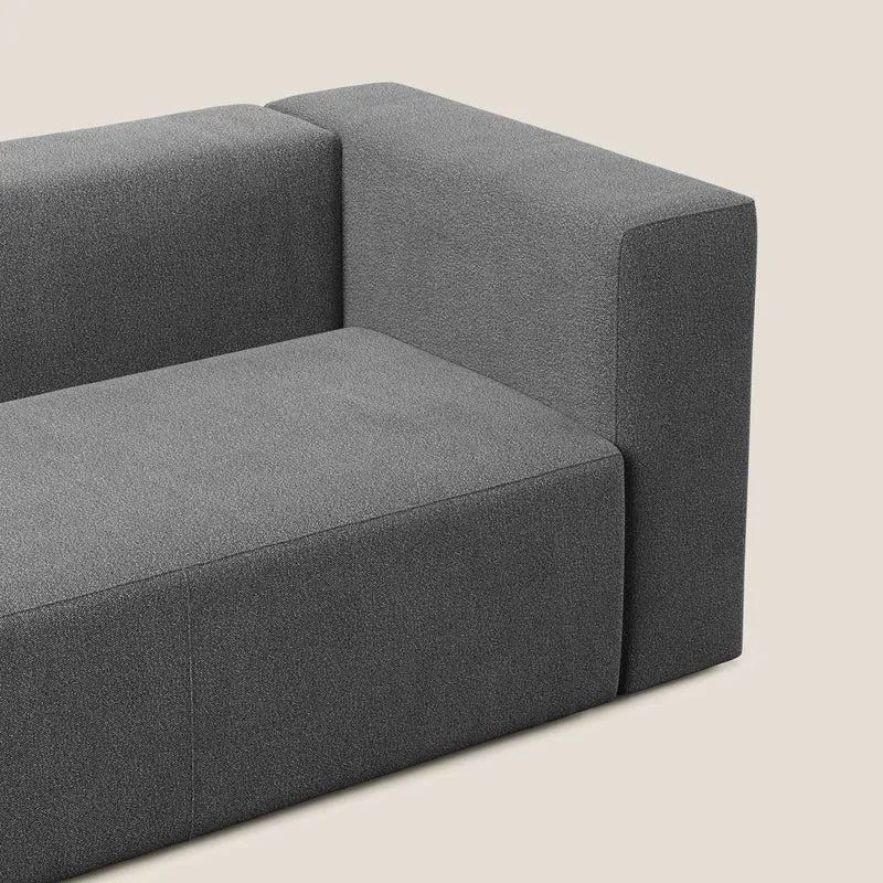 Nettuno module d'angle/latéral maxi en bouclette douce T07 anthracite