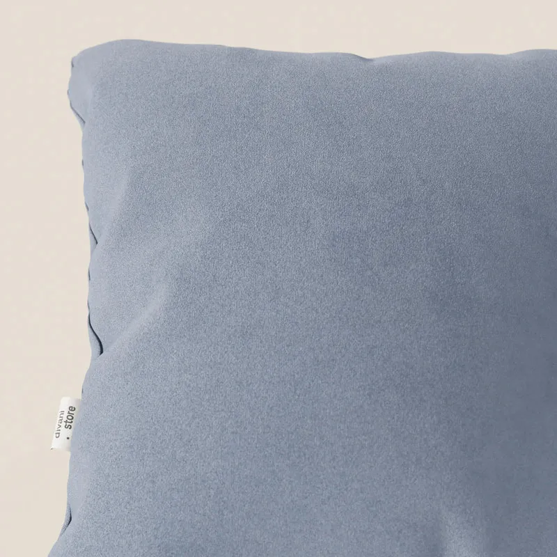 Coussin Jazz disponible en plusieurs couleurs, réalisé en microfibre technique détachable T11 bleu ciel