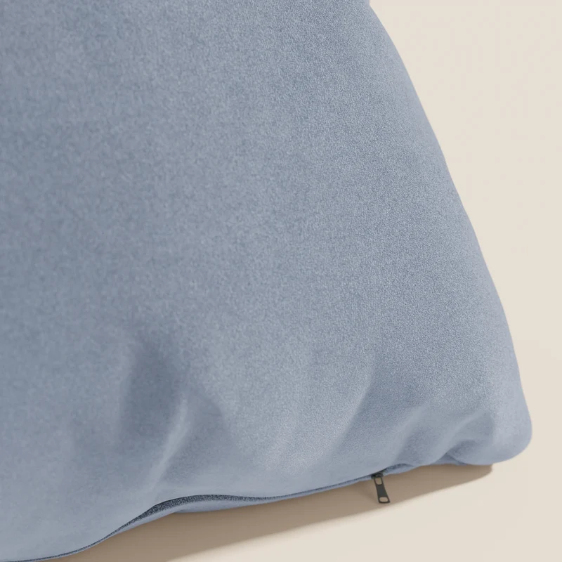 Coussin Jazz disponible en plusieurs couleurs, réalisé en microfibre technique détachable T11 bleu ciel