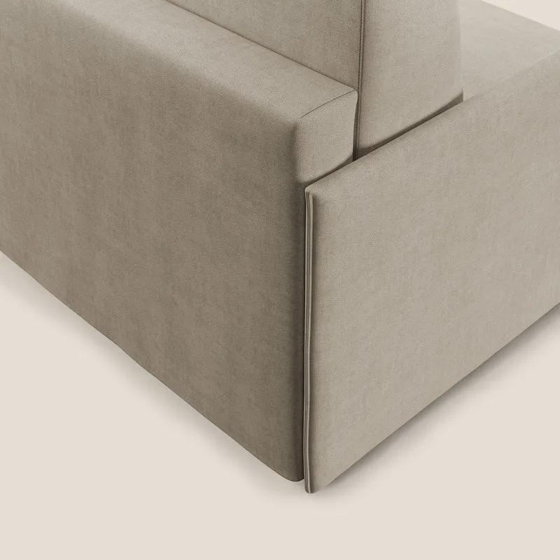 Evans fauteuil convertible en tissu imperméable T02 beige
