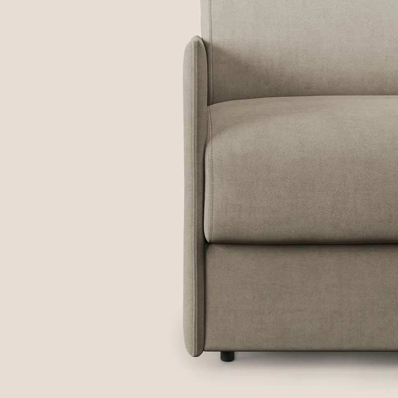 Evans fauteuil convertible en tissu imperméable T02 beige
