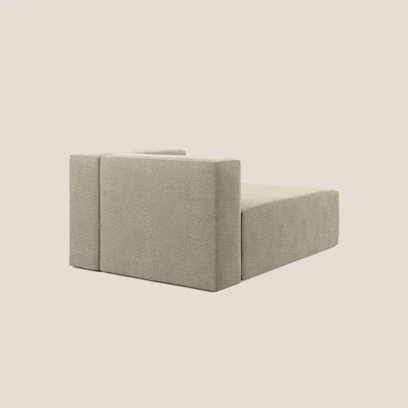 Nettuno module meridiénne en bouclette douce T07 beige