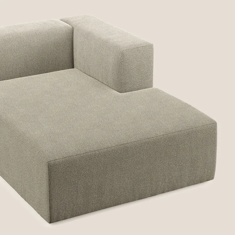 Nettuno module meridiénne en bouclette douce T07 beige