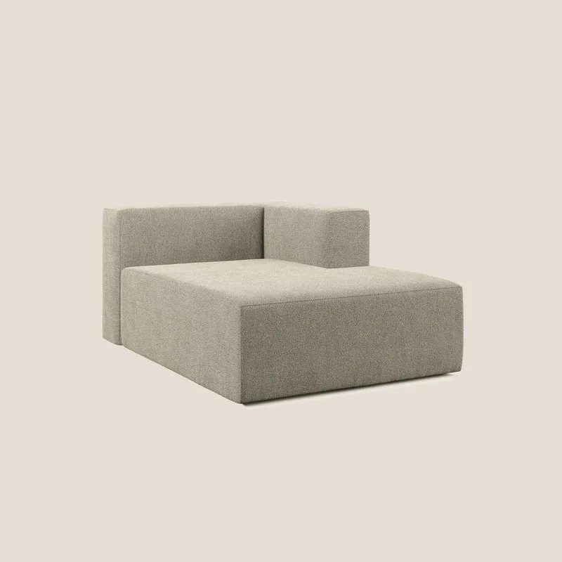 Nettuno module meridiénne en bouclette douce T07 beige