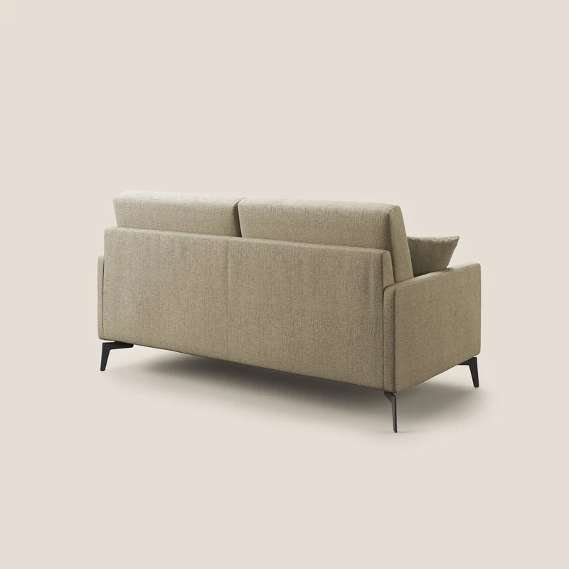 Saturno canapé moderne en tissu doux imperméable T03 beige