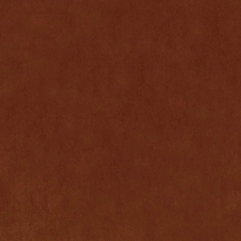 Brigitte lit avec tête de lit matelassée pieds hauts foncés et tissu imperméable T09 rouille