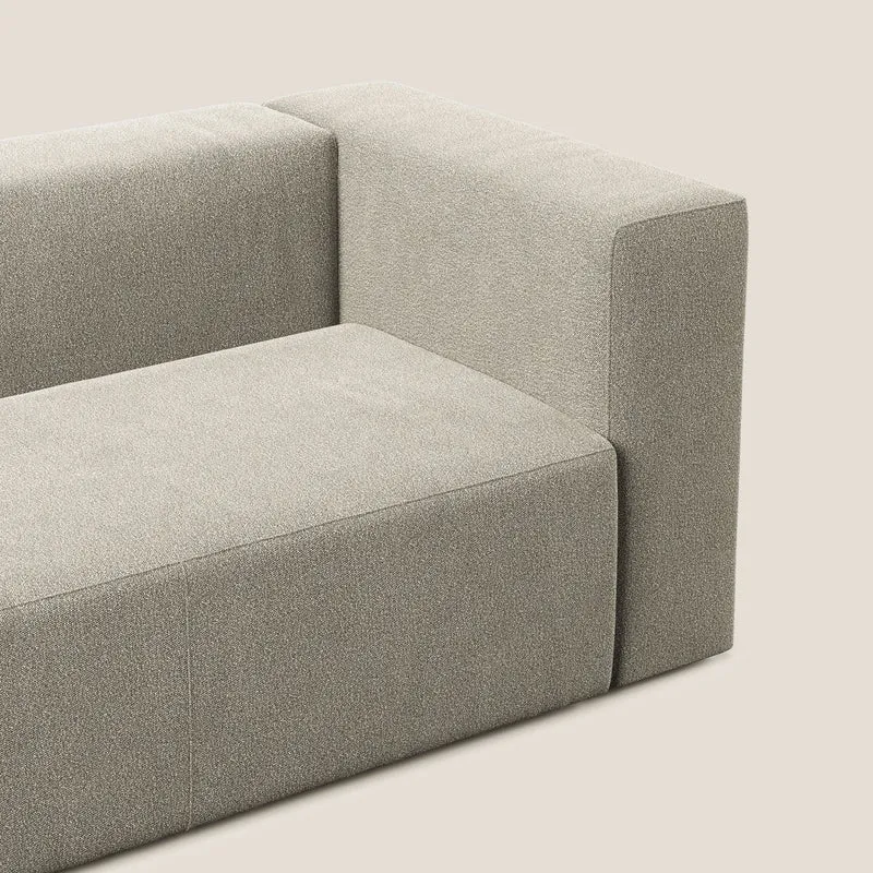 Nettuno module d'angle/latéral maxi en bouclette douce T07 beige