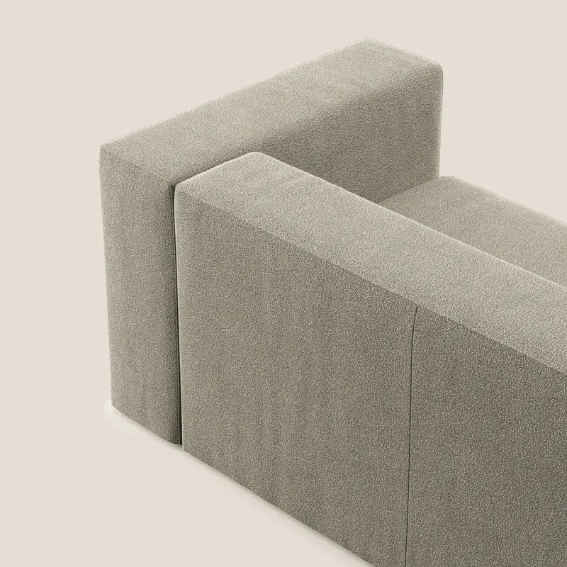 Nettuno module d'angle/latéral maxi en bouclette douce T07 beige