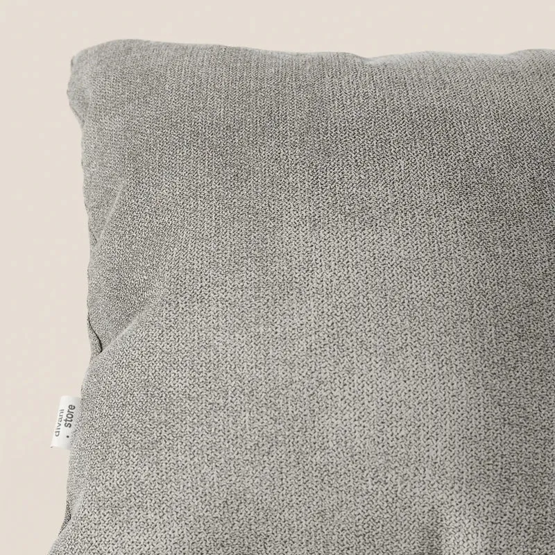 Destiny coussins carrés en tissu doux imperméable T02 beige