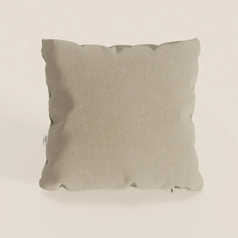 Honey coussin disponible en plusieurs couleurs, réalisé en tissu similicoton imperméable T13 beige