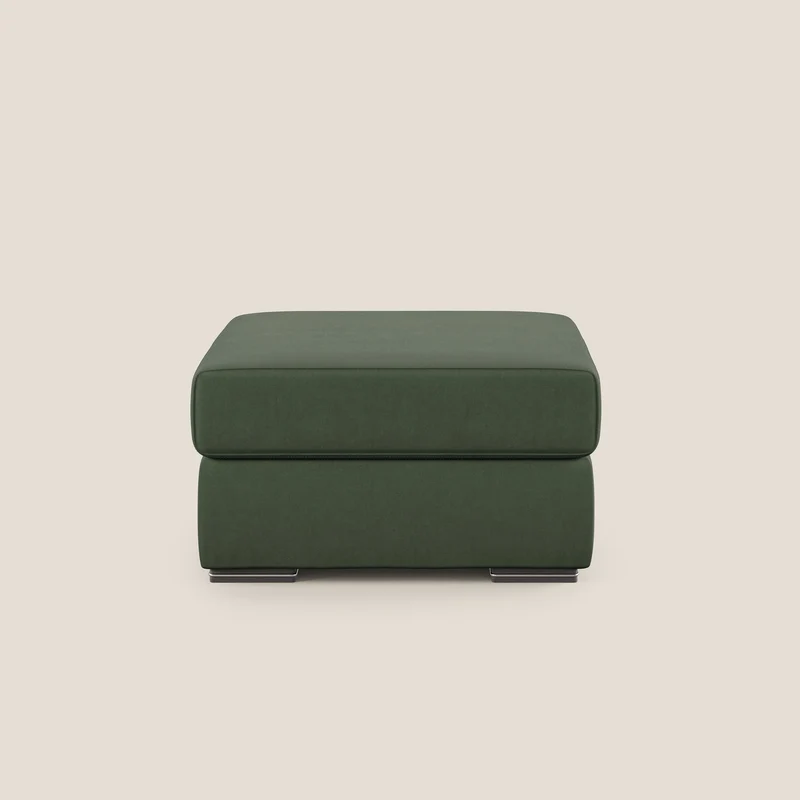 Sun pouf coffre en microfibre détachable T11 vert
