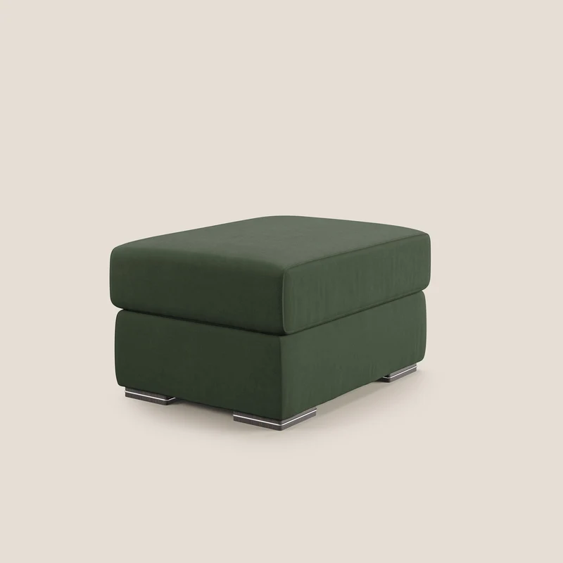 Sun pouf coffre en microfibre détachable T11 vert
