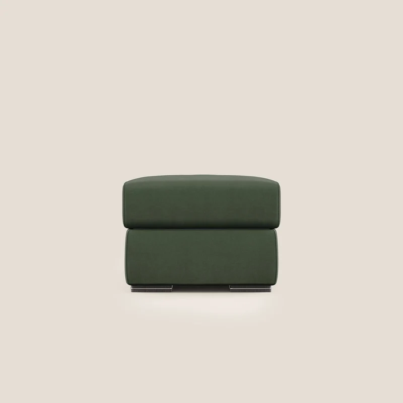 Sun pouf coffre en microfibre détachable T11 vert