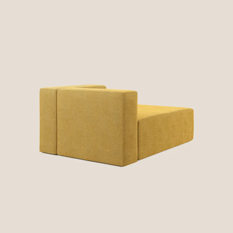 Nettuno module meridiénne en bouclette douce T07 jaune