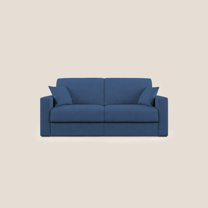 Best canapé-lit double en tissu imperméable T02 bleu