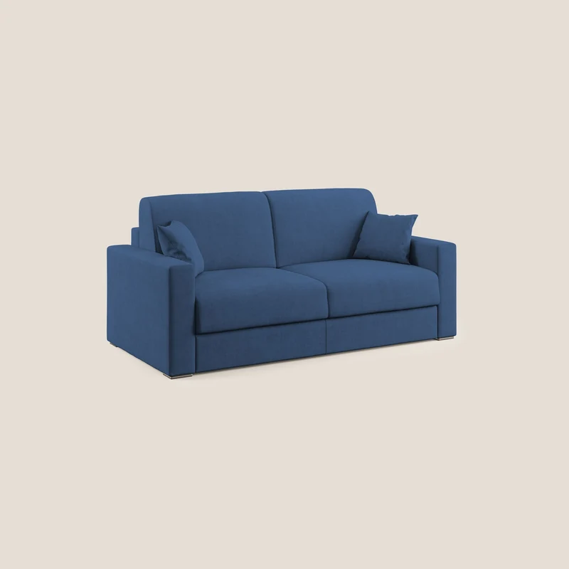 Best canapé-lit double en tissu imperméable T02 bleu