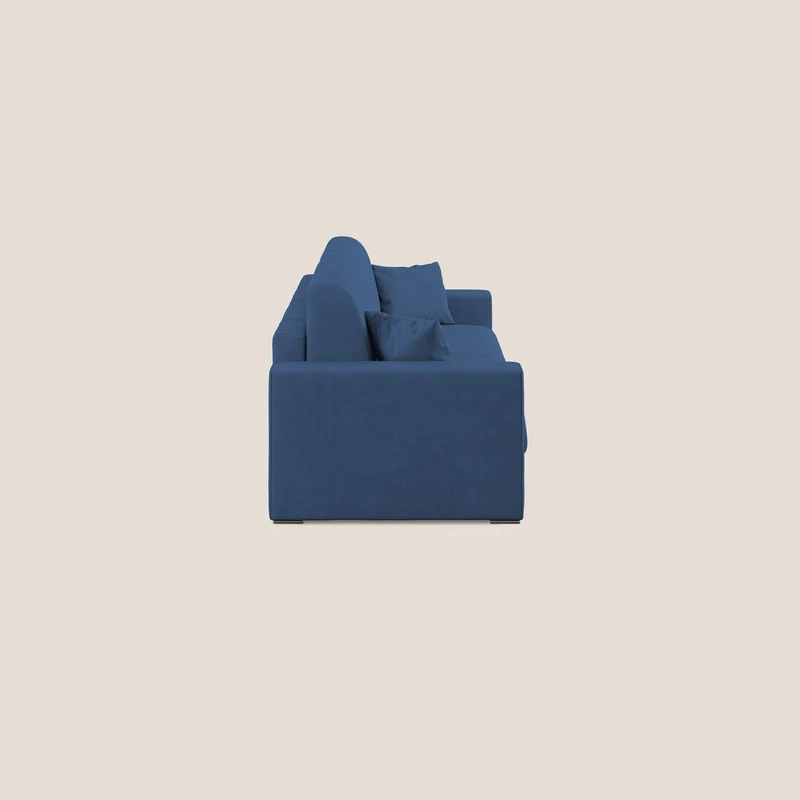 Best canapé-lit double en tissu imperméable T02 bleu