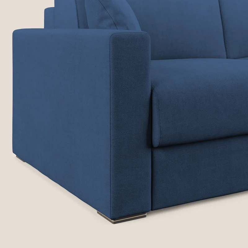 Best canapé-lit double en tissu imperméable T02 bleu