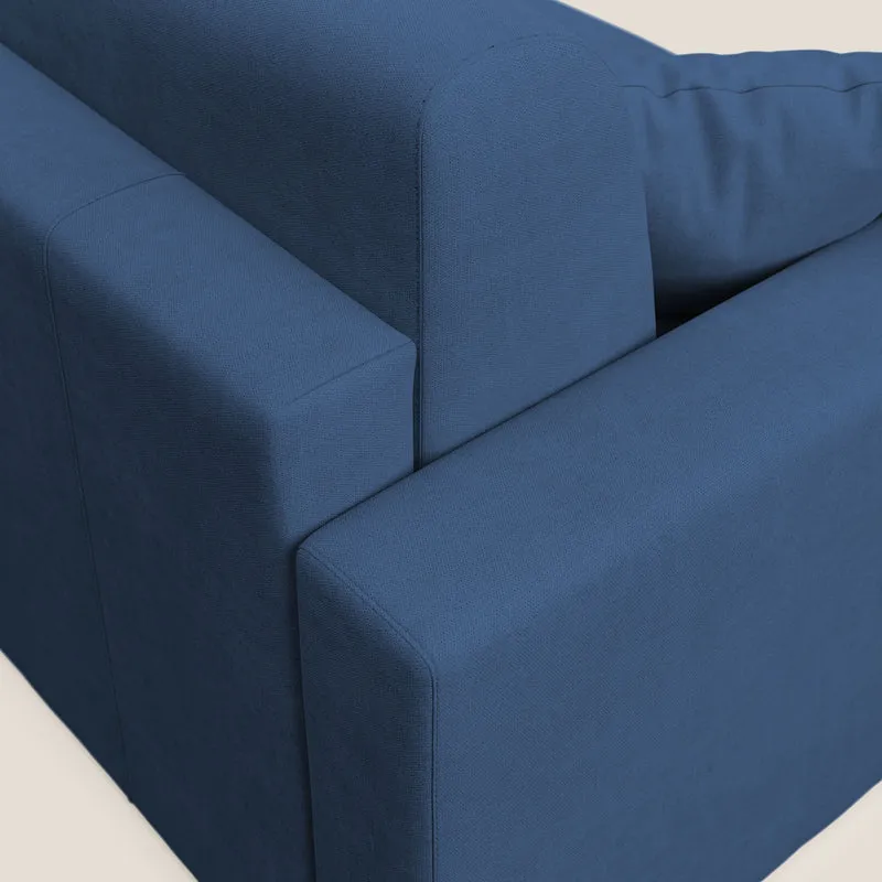 Best canapé-lit double en tissu imperméable T02 bleu