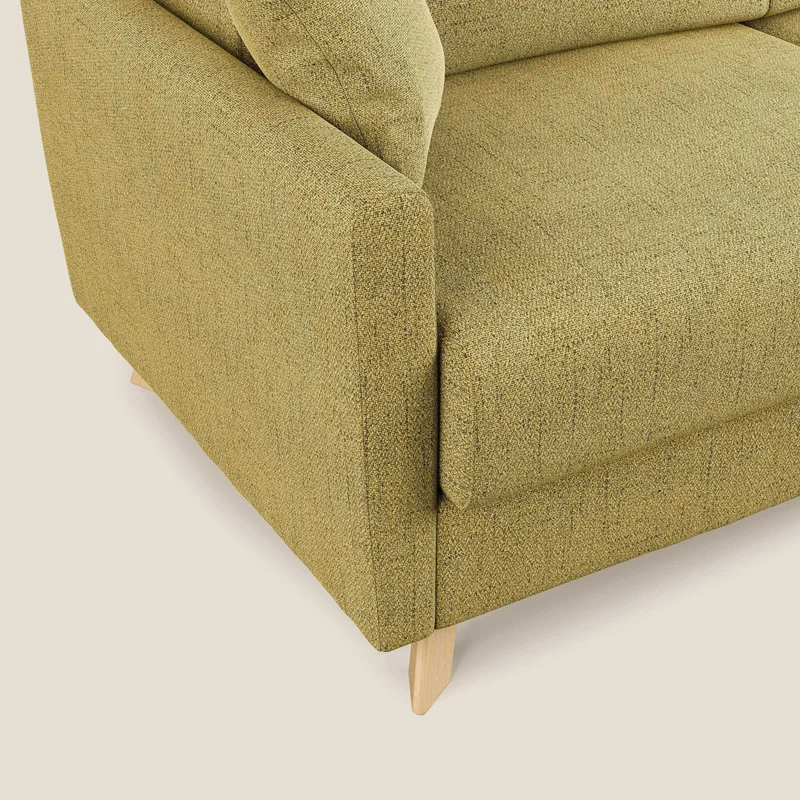 Edgar canapé convertible en tissu FELIS imperméable T03 jaune