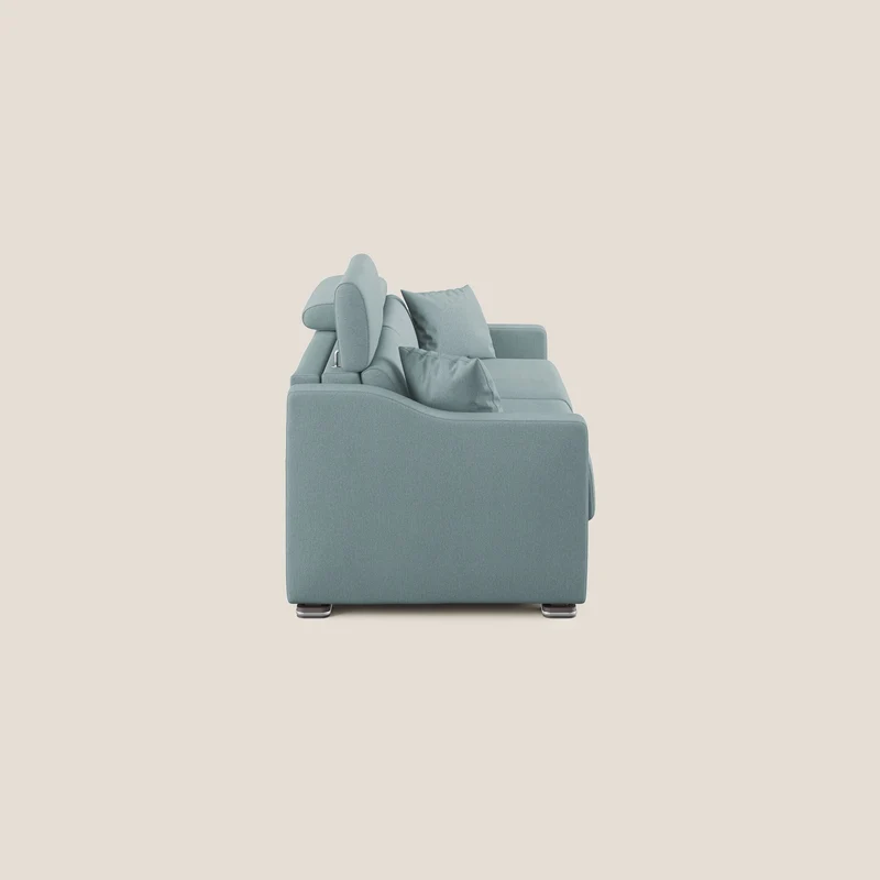 Amber canapé convertible en tissu détachable T05 sucre glace