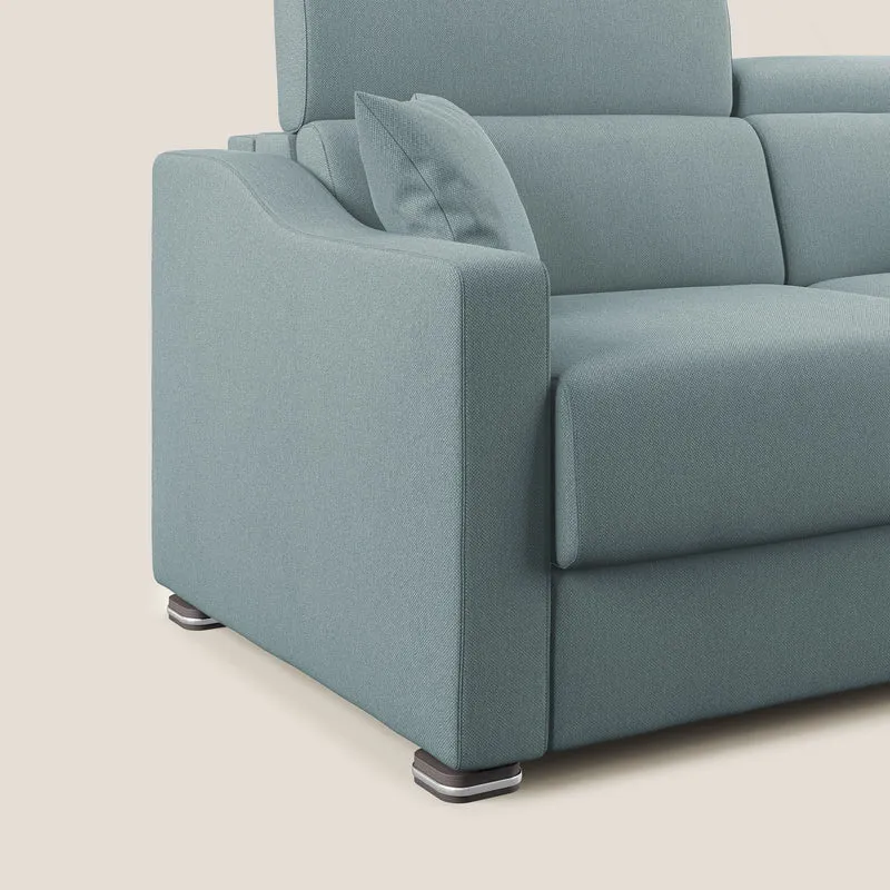 Amber canapé convertible en tissu détachable T05 sucre glace