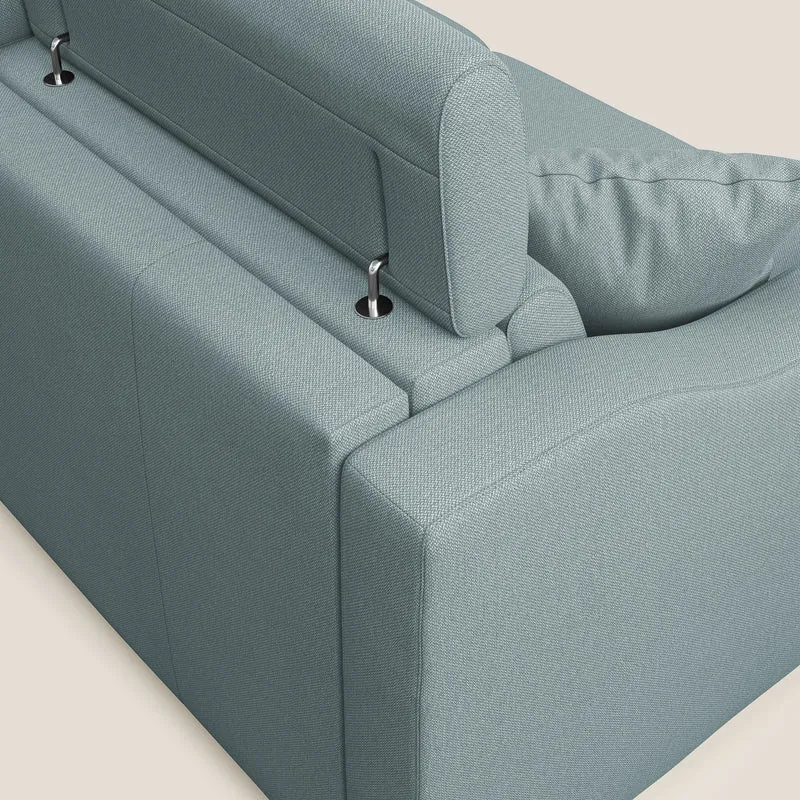 Amber canapé convertible en tissu détachable T05 sucre glace