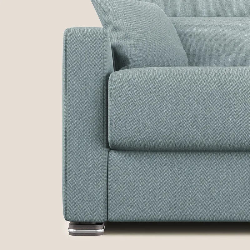 Amber canapé convertible en tissu détachable T05 sucre glace