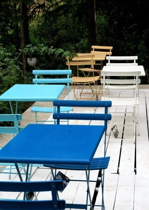 Lot de 2 chaises pliantes ARC EN CIEL