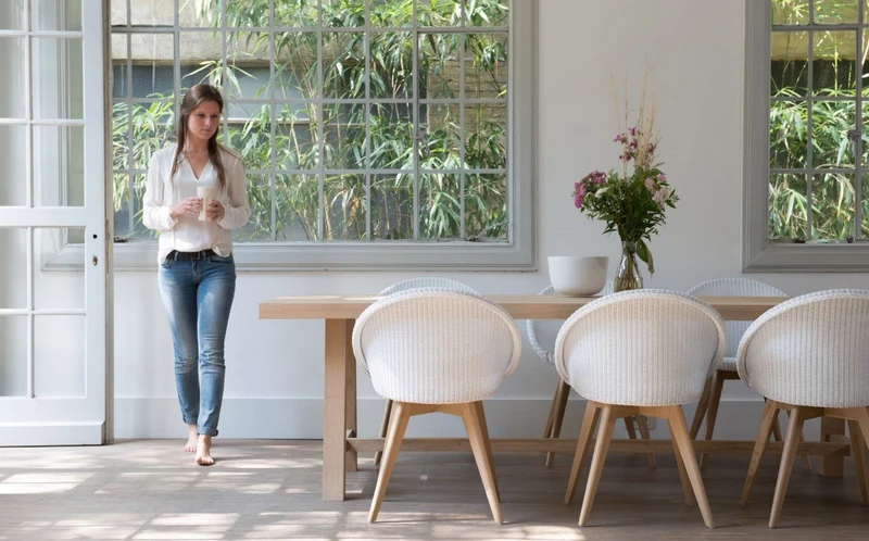 Chaise JACK Loom et Pieds Chêne