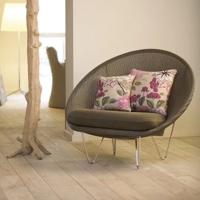 Fauteuil JOE LOUNGE Llyod loom 26 coloris - VINCENT SHEPPARD