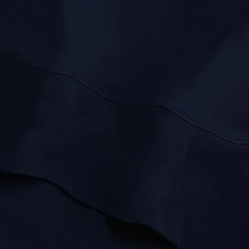 Ensemble de draps satin de coton - Uni 1 baratta Bleu 11