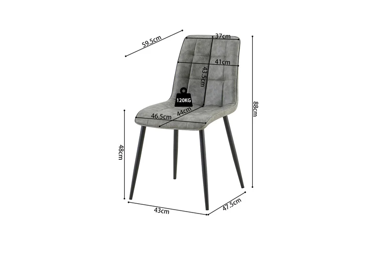 Chaise Furas Vintage Gris