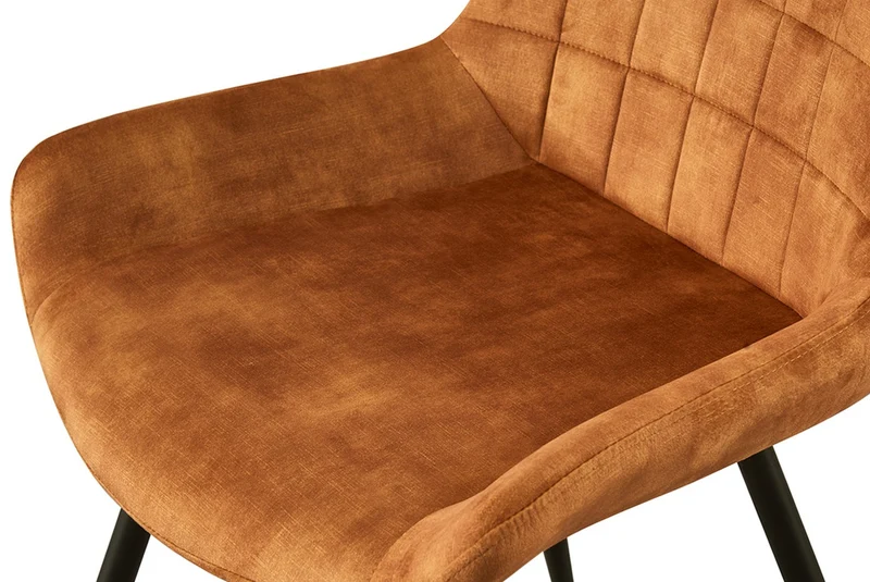 Chaise Nina Velours Or