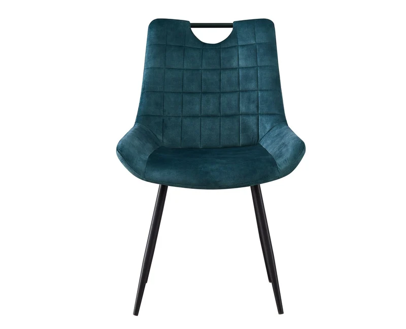 Chaise Nina Velours Petrol