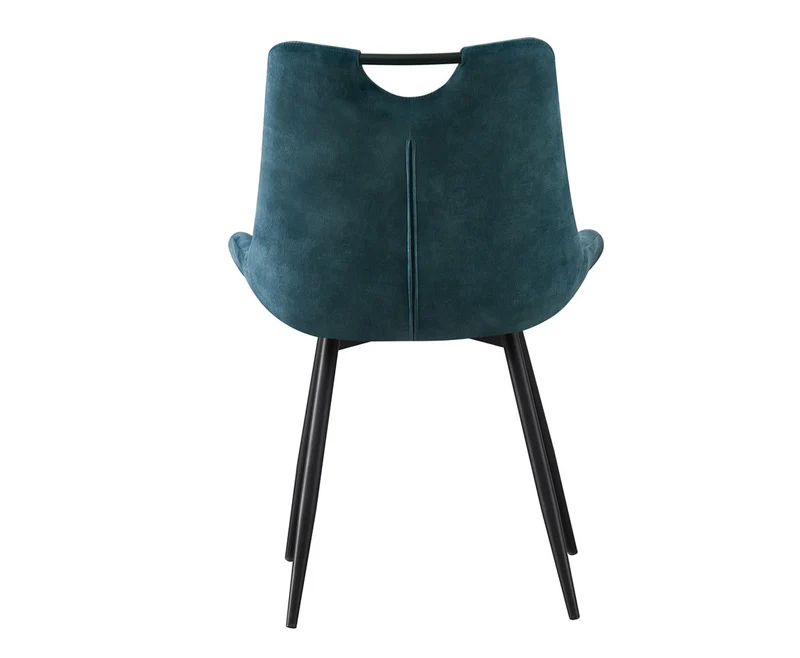 Chaise Nina Velours Petrol