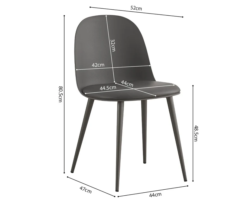 Chaise Jasmin Gris