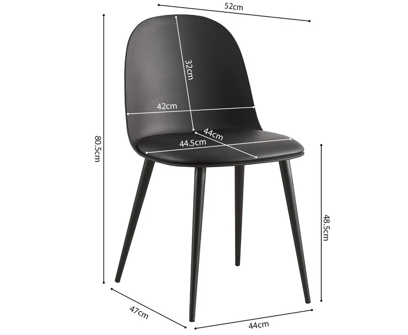 Chaise Jasmin Noir