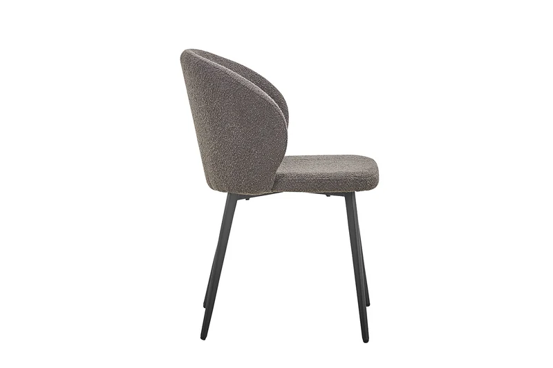 Chaise Toledo Bouclé Gris