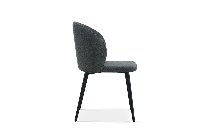 Chaise Toledo Tissu Gris foncé
