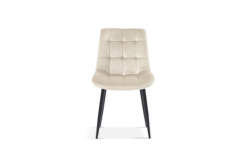 Chaise Juta Velours Beige