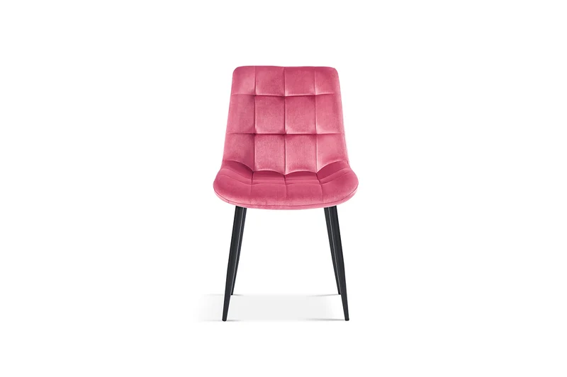 Chaise Juta Velours Rose