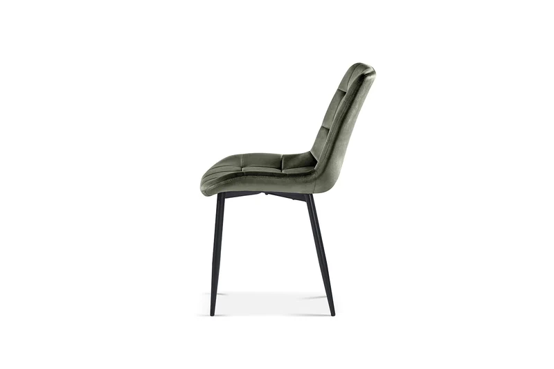 Chaise Juta Velours Vert