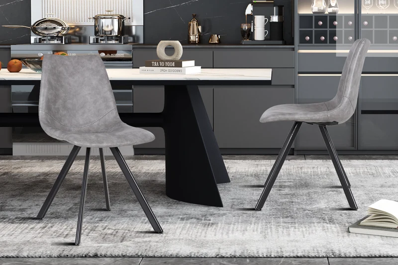 Chaise Emma Gris foncé