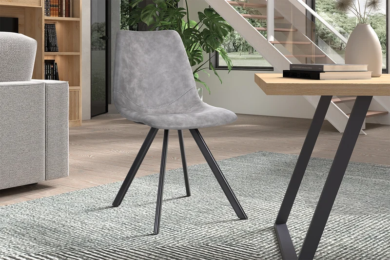 Chaise Emma Gris foncé
