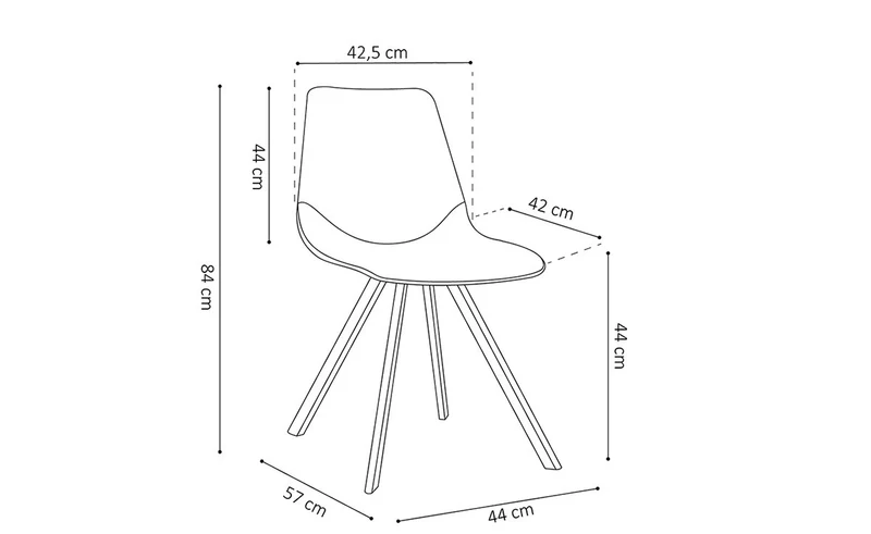 Chaise Oslo Cognac