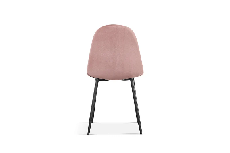 Chaise Boy Velours Rose